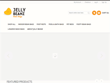 Tablet Screenshot of jellybeanzbeanbags.com.au